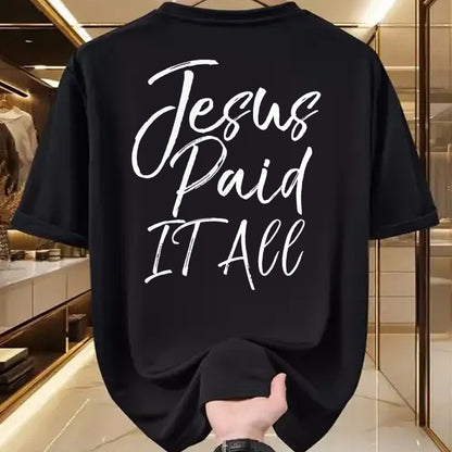 Christian Tee, Christian Faith Unisex T-Shirt/Hoodie/Sweatshirt HLT00 - Christian Salvation Quote Forgiveness Gift Jesus Paid it All T-Shirt