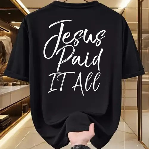 Christian Tee, Christian Faith Unisex T-Shirt/Hoodie/Sweatshirt HLT00 - Christian Salvation Quote Forgiveness Gift Jesus Paid it All T-Shirt