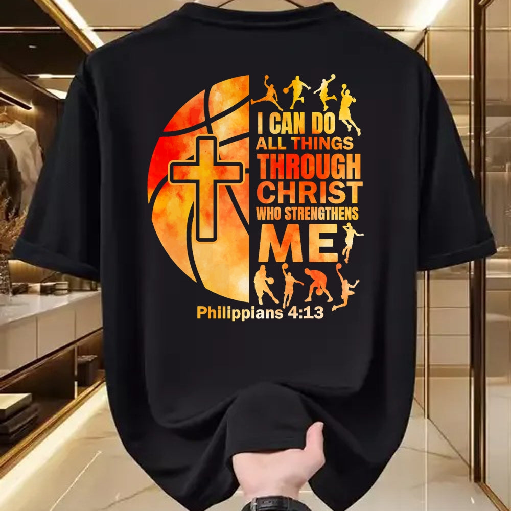 Christian Tee, Christian Faith Unisex T-Shirt/Hoodie/Sweatshirt HLT00 - Christian Basketball Men Youth Boys Religious Bible Verses T-Shirtt (Copy)