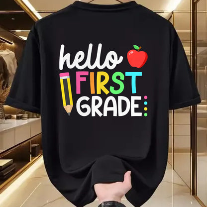 Best Student Shirt, Funny Back To School UnisexT-Shirt/Hoodie/Sweatshirt HLT00 - Hello First Grade Team 1st Grade Back to School Teacher Kids T-Shirt