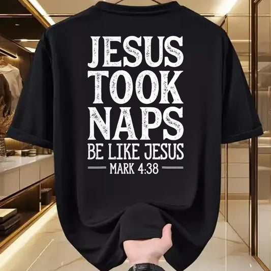 Christian Tee, Christian Faith Unisex T-Shirt/Hoodie/Sweatshirt HLT00 - Jesus Took Naps Be Like Jesus Christian Catholic Funny Bible T-Shirt