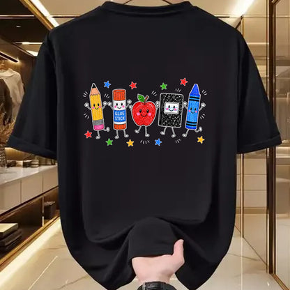Best Student Shirt, Funny Back To School UnisexT-Shirt/Hoodie/Sweatshirt HLT00 - Back to School Cute Pencil Crayon Apple Teacher Boy Girl Kid T-Shirt