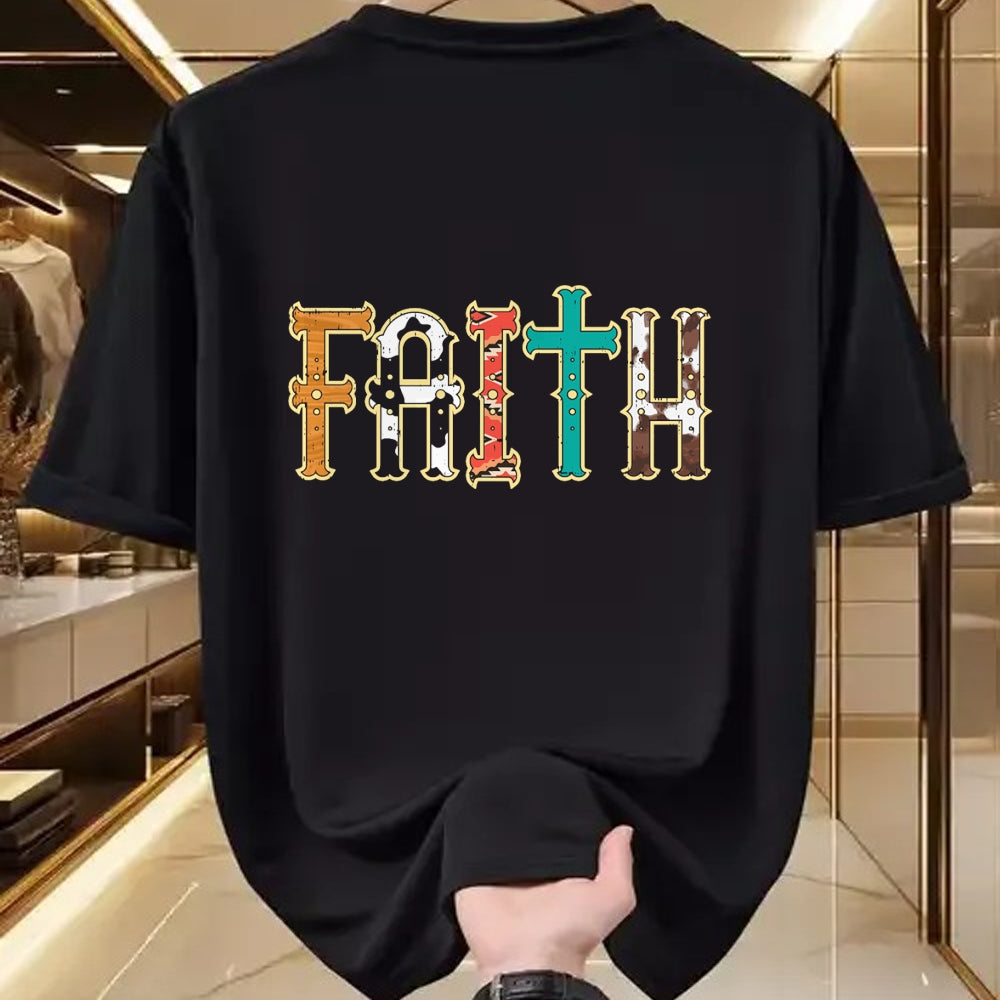 Christian Tee, Christian Faith Unisex T-Shirt/Hoodie/Sweatshirt HLT00 - Faith Patterns God Jesus Religious Christian Men Women Kids T-Shirt