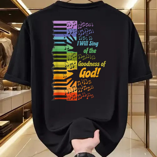 Christian Tee, Christian Faith Unisex T-Shirt/Hoodie/Sweatshirt HLT00 - I Will Sing Of The Goodness Of God Jesus Christian T-Shirt