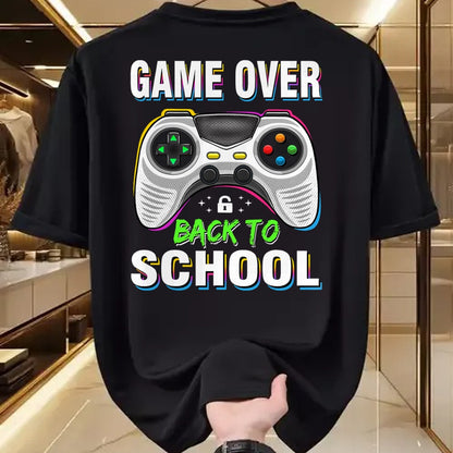 Best Student Shirt, Funny Back To School UnisexT-Shirt/Hoodie/Sweatshirt HLT00 - Game Over Back to School Shirt Funny Kids First Day School T-Shirt