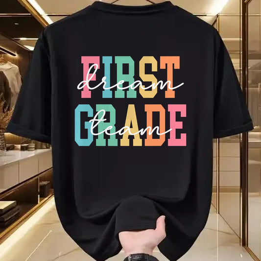 Best Student Shirt, Funny Back To School UnisexT-Shirt/Hoodie/Sweatshirt HLT00 - First Grade Dream Team Back to School 1st Grade Teacher T-Shirt (3)