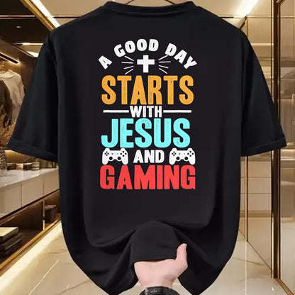 Christian Tee, Christian Faith Unisex T-Shirt/Hoodie/Sweatshirt HLT00 - Funny Christian Jesus Gaming Gift for Christian Gamer T-Shirt