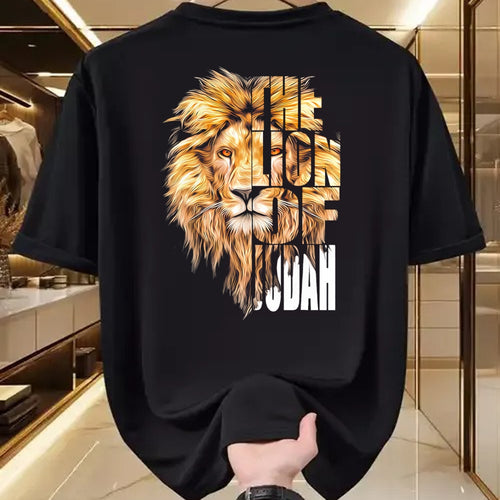 Christian Tee, Christian Faith Unisex T-Shirt/Hoodie/Sweatshirt HLT00 - Jesus Lion of Judah Christian Gift for Men Women T-Shirt