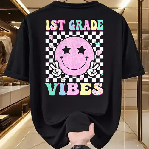 Best Student Shirt, Funny Back To School UnisexT-Shirt/Hoodie/Sweatshirt HLT00 - 1st Grade Vibes First Day of School 1st Grade First Grade T-Shirt