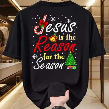 Christian Tee, Christian Faith Unisex T-Shirt/Hoodie/Sweatshirt HLT00 - Christian Jesus The Reason Christmas Stocking Stuffer Gifts T-Shirt