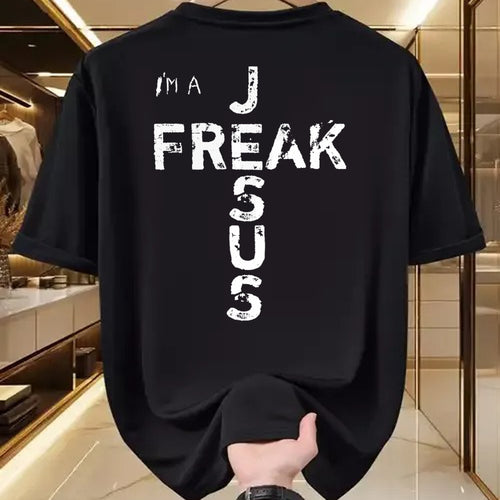 Christian Tee, Christian Faith Unisex T-Shirt/Hoodie/Sweatshirt HLT00 - I_m A JESUS FREAK - Faith, God, Cross, Christian - Jesus4m3 T-Shirt