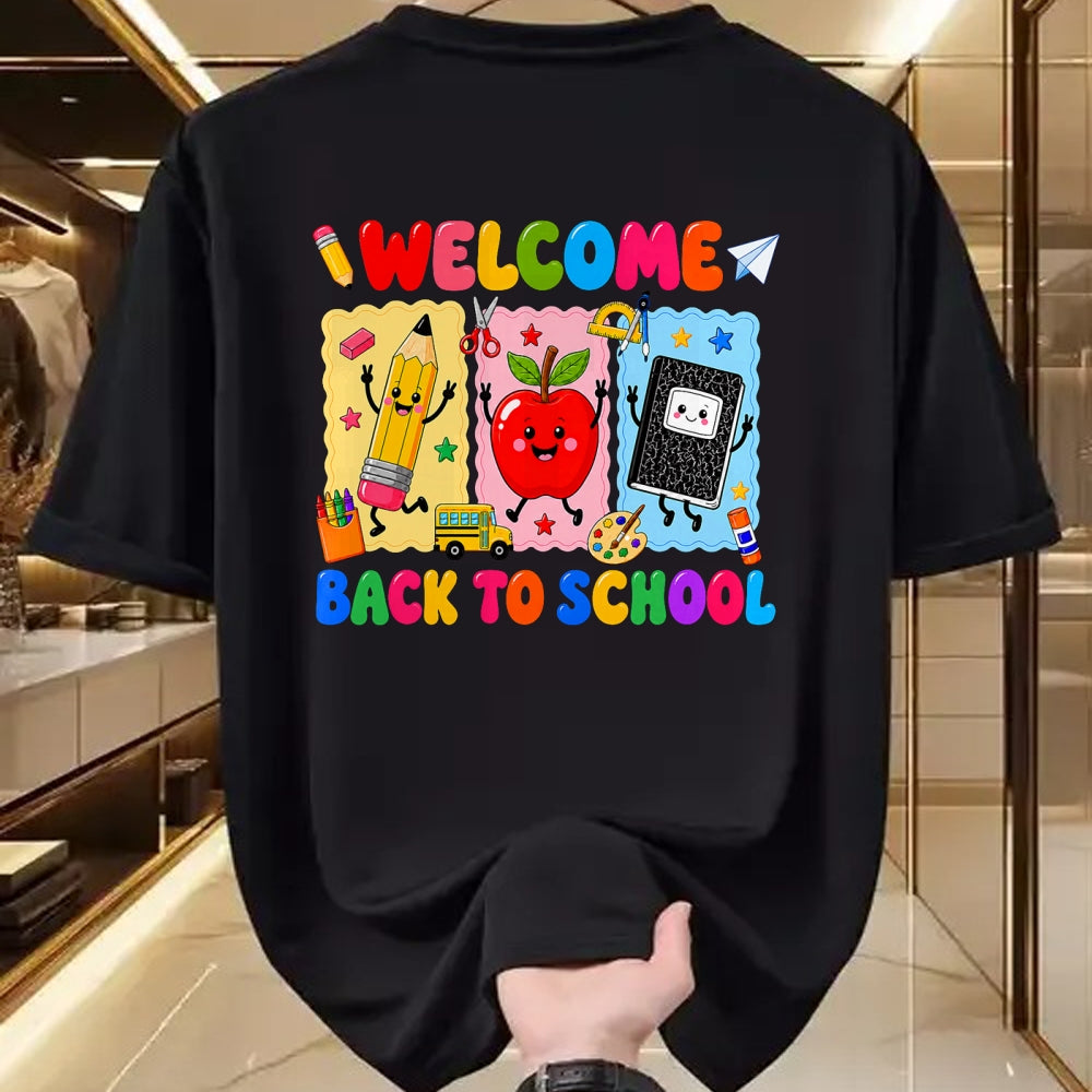 Best Student Shirt, Funny Back To School UnisexT-Shirt/Hoodie/Sweatshirt HLT00 - Back to School Welcome Back to School Pencil Boy Girl Kid T-Shirt