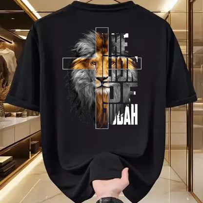 Christian Tee, Christian Faith Unisex T-Shirt/Hoodie/Sweatshirt HLT00 - Christian Religious Jesus The Lion Of Judah Easter Yeshua T-Shirt