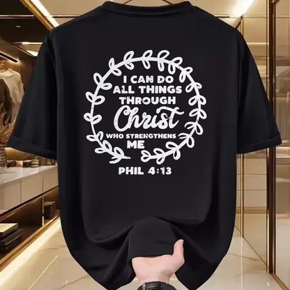 Christian Tee, Christian Faith Unisex T-Shirt/Hoodie/Sweatshirt HLT00 - I Can Do Things Christ Bible God Jesus Christian Gift T-Shirt