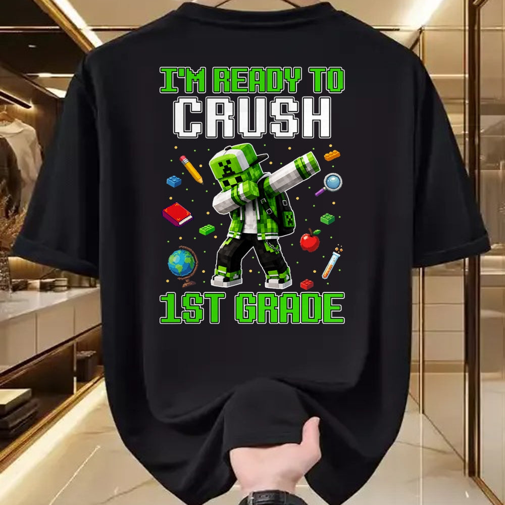 Best Student Shirt, Funny Back To School UnisexT-Shirt/Hoodie/Sweatshirt HLT00 - Back to School 1st Grade Boys Gamer First Day of First Grade T-Shirt