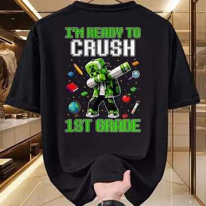 Best Student Shirt, Funny Back To School UnisexT-Shirt/Hoodie/Sweatshirt HLT00 - Back to School 1st Grade Boys Gamer First Day of First Grade T-Shirt
