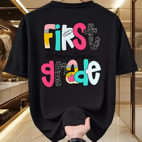 Best Student Shirt, Funny Back To School UnisexT-Shirt/Hoodie/Sweatshirt HLT00 - First Grade Dream Team Back to School 1st Grade Teacher T-Shirt