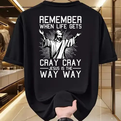 Christian Tee, Christian Faith Unisex T-Shirt/Hoodie/Sweatshirt HLT00 - Jesus Is The Way Christmas Funny Faith Religious Christian T-Shirt