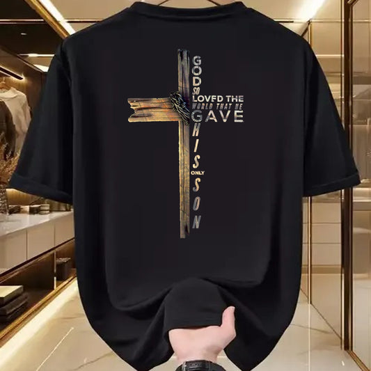 Christian Tee, Christian Faith Unisex T-Shirt/Hoodie/Sweatshirt HLT00 - John 316 Christian Cross Bible T-Shirt