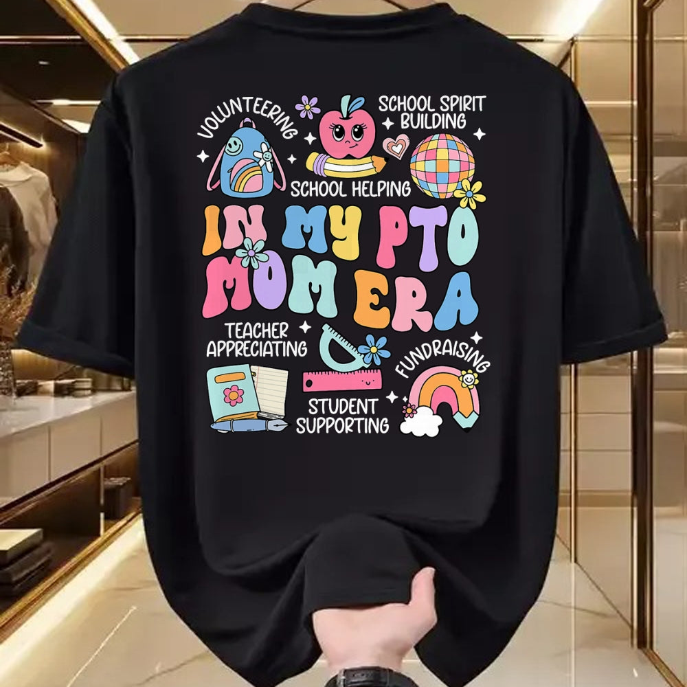 Best Student Shirt, Funny Back To School UnisexT-Shirt/Hoodie/Sweatshirt HLT00 - in My PTO Mom Era Parent Association Organization Groovy T-Shirt