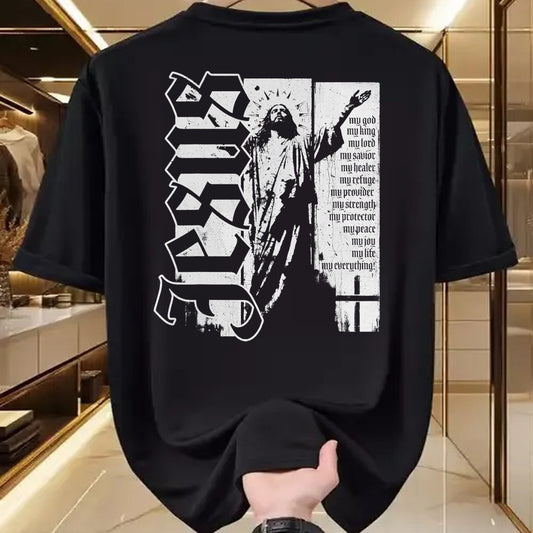 Christian Tee, Christian Faith Unisex T-Shirt/Hoodie/Sweatshirt HLT00 - Jesus Christ God King Lord Savior Strength Prayer Christian T-Shirt