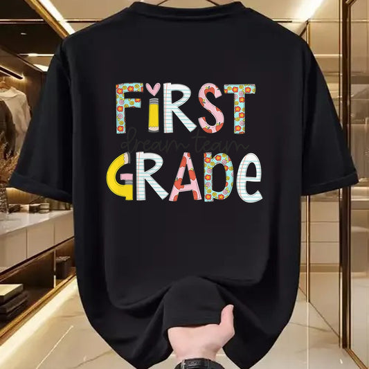 Best Student Shirt, Funny Back To School UnisexT-Shirt/Hoodie/Sweatshirt HLT00 - First Grade Dream Team Back to School 1st Grade Teacher T-Shirt (2)