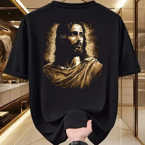 Christian Tee, Christian Faith Unisex T-Shirt/Hoodie/Sweatshirt HLT00 - Jesus Christ Portrait T-Shirt