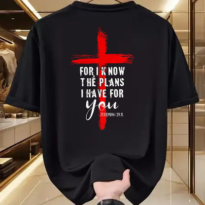 Christian Tee, Christian Faith Unisex T-Shirt/Hoodie/Sweatshirt HLT00 - Christian Quote Faith Jeremiah 29.11 T-Shirt (1)