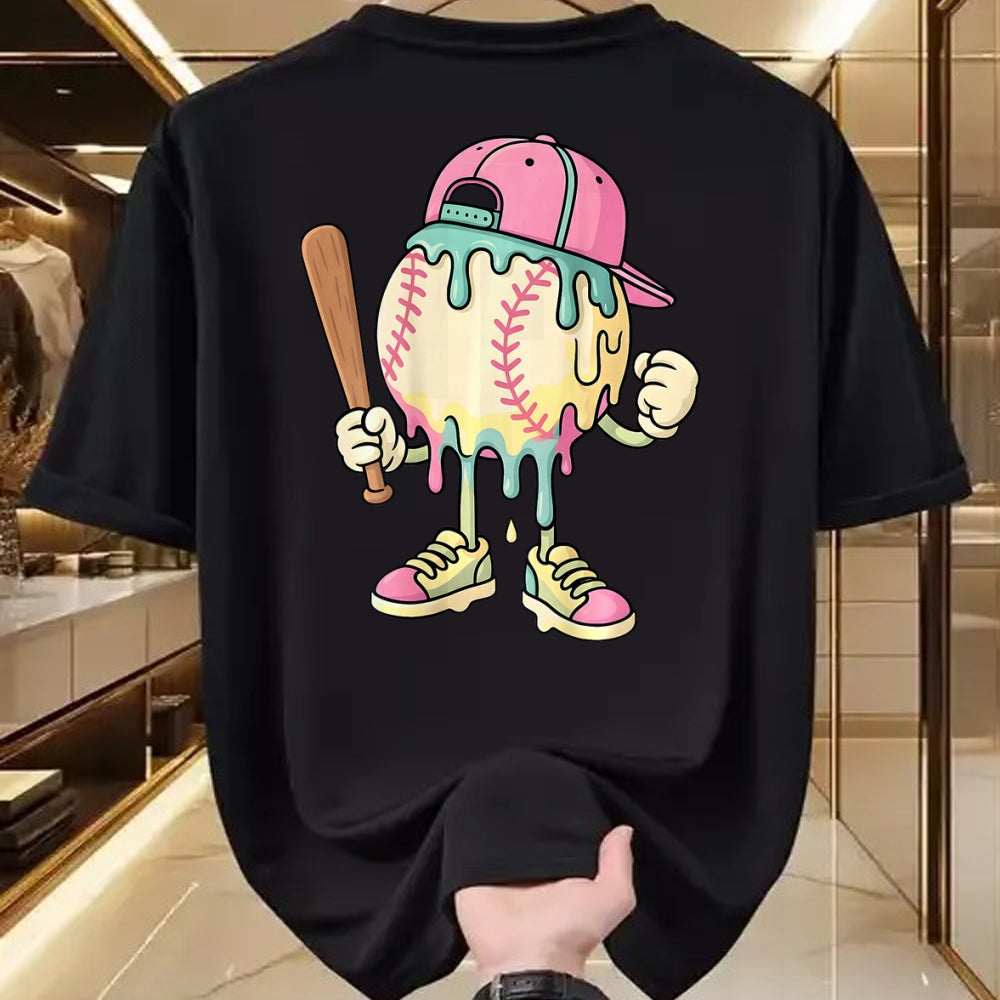 Best Student Shirt, Funny Back To School UnisexT-Shirt/Hoodie/Sweatshirt HLT00 - Cute Baseball Ice Cream Drip Tees for Girls and Boys T Shirts Pastel Sporty Fun