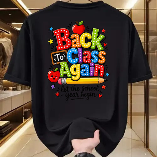 Best Student Shirt, Funny Back To School UnisexT-Shirt/Hoodie/Sweatshirt HLT00 - Back to Class Again Let The School Year Begin Back to School T-Shirt