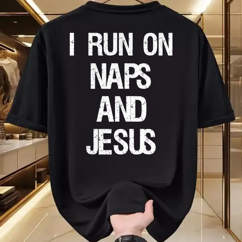 Christian Tee, Christian Faith Unisex T-Shirt/Hoodie/Sweatshirt HLT00 - Funny Run On Nap & Jesus Christ Sayings Christian T-Shirt