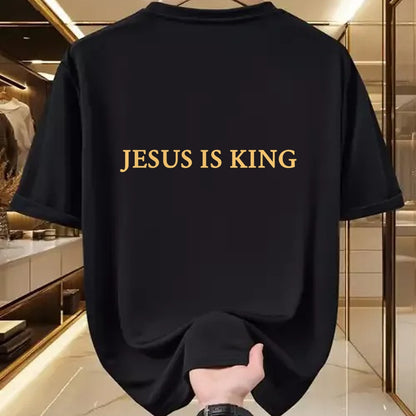 Christian Tee, Christian Faith Unisex T-Shirt/Hoodie/Sweatshirt HLT00 - Jesus is King Christian T-Shirt