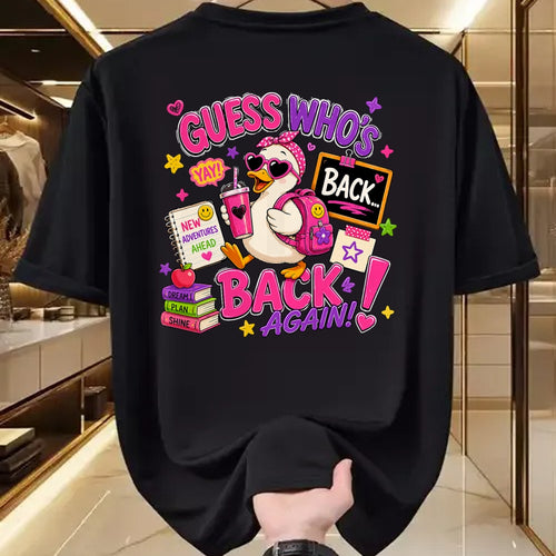 Best Student Shirt, Funny Back To School UnisexT-Shirt/Hoodie/Sweatshirt HLT00 - Guess Who_s Back Again Funny Back to School Teacher T-Shirt