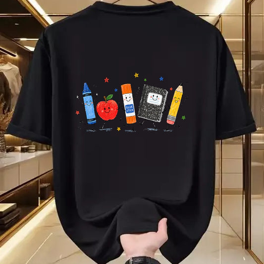 Best Student Shirt, Funny Back To School UnisexT-Shirt/Hoodie/Sweatshirt HLT00 - Cute School Supplies Back to School Teacher Student Doodle T-Shirt