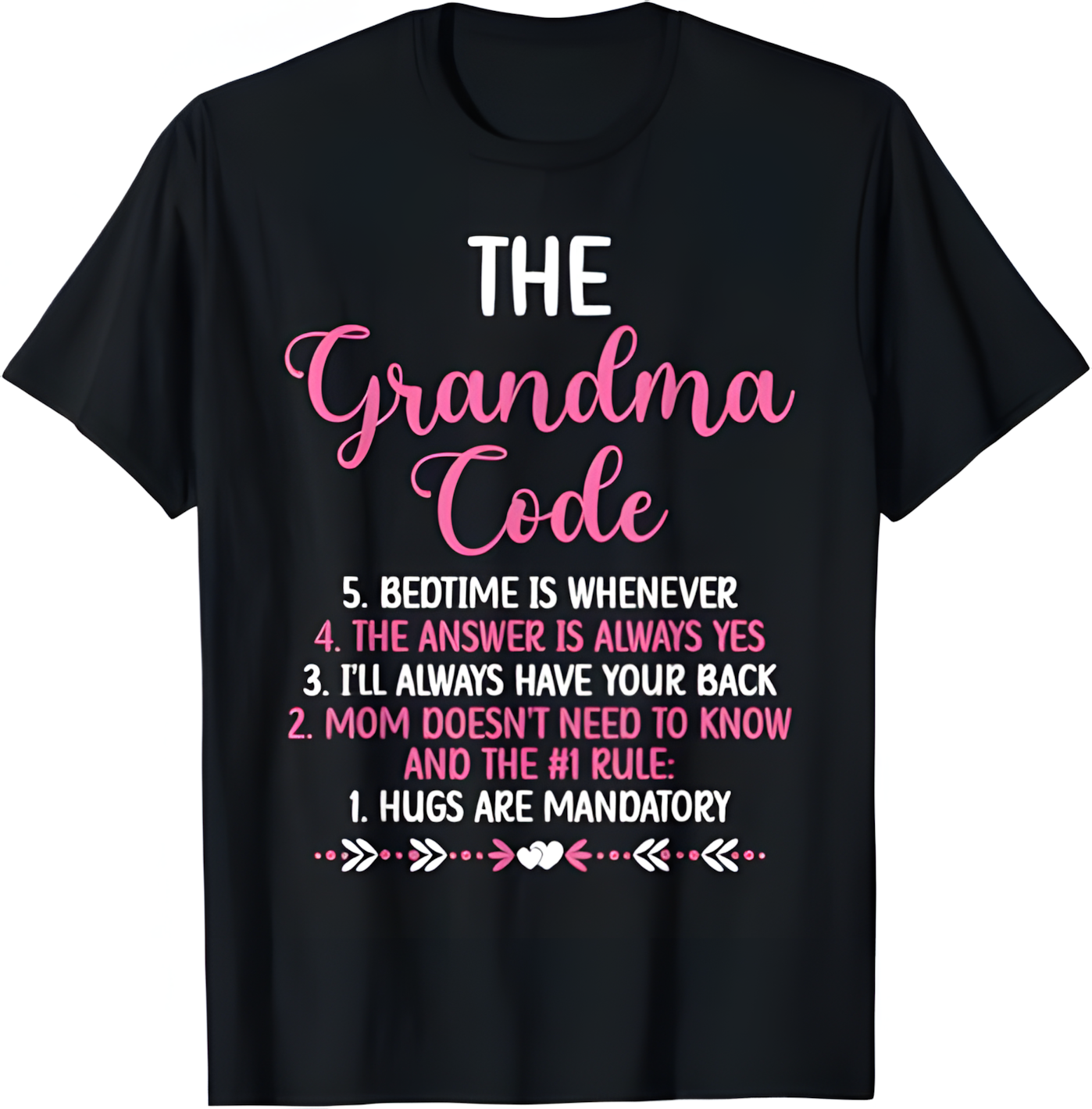 THE GRANDMA CODE T SHIRT - From grandma virgo00