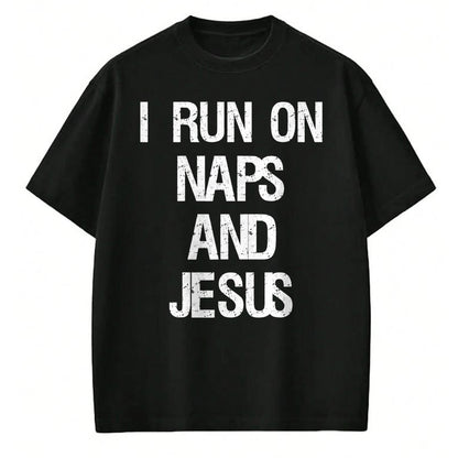 Christian Tee, Christian Faith Unisex T-Shirt/Hoodie/Sweatshirt HLT00 - Funny Run On Nap & Jesus Christ Sayings Christian T-Shirt (1)