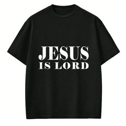 Christian Tee, Christian Faith Unisex T-Shirt/Hoodie/Sweatshirt HLT00 - Jesus Is Lord Christian God Christ T-Shirt Gift White Word T-Shirt
