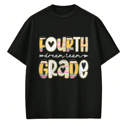 Best Student Shirt, Funny Back To School UnisexT-Shirt/Hoodie/Sweatshirt HLT00 - 4th Grade Dream Team Back to School Teacher Student Kids T-Shirt