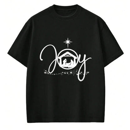 Christian Tee, Christian Faith Unisex T-Shirt/Hoodie/Sweatshirt HLT00 - Christian Christmas Joy Jesus Nativity Scene Faith Gift Long Sleeve T-Shirt