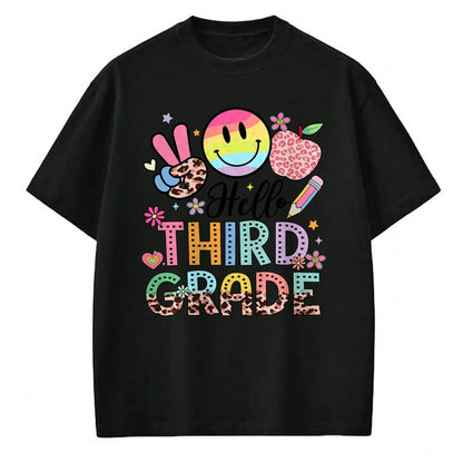 Best Student Shirt, Funny Back To School UnisexT-Shirt/Hoodie/Sweatshirt HLT00 - Hello 3rd Grade Boy Girl Teacher Back to School 3rd Grade T-Shirt