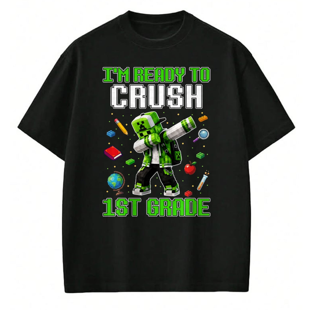 Best Student Shirt, Funny Back To School UnisexT-Shirt/Hoodie/Sweatshirt HLT00 - Back to School 1st Grade Boys Gamer First Day of First Grade T-Shirt