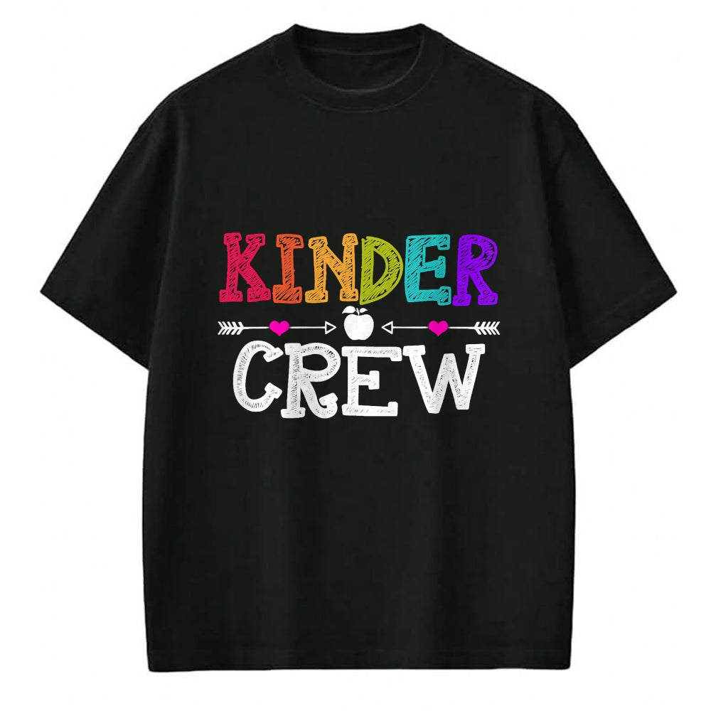 Best Student Shirt, Funny Back To School UnisexT-Shirt/Hoodie/Sweatshirt HLT00 - Kinder Crew Funny Kindergarten Teacher 1st Day of School T-Shirt