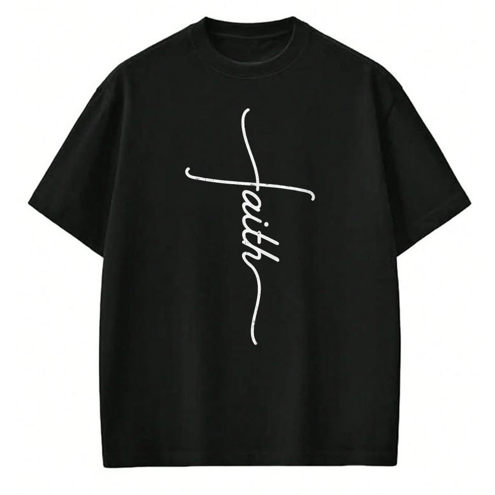 Christian Tee, Christian Faith Unisex T-Shirt/Hoodie/Sweatshirt HLT00 - Faith Christian Cross Jesus Catholic Religion God Faith Gift T-Shirt