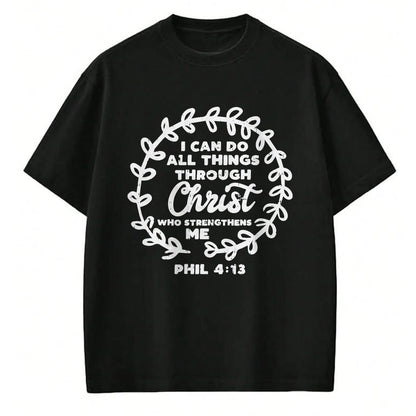 Christian Tee, Christian Faith Unisex T-Shirt/Hoodie/Sweatshirt HLT00 - I Can Do Things Christ Bible God Jesus Christian Gift T-Shirt
