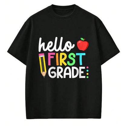Best Student Shirt, Funny Back To School UnisexT-Shirt/Hoodie/Sweatshirt HLT00 - Hello First Grade Team 1st Grade Back to School Teacher Kids T-Shirt