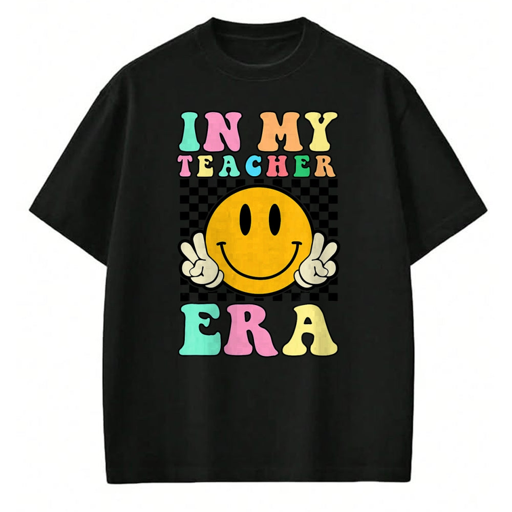 Best Student Shirt, Funny Back To School UnisexT-Shirt/Hoodie/Sweatshirt HLT00 - in My Teacher Era Retro Back to School Teacher Student T-Shirt