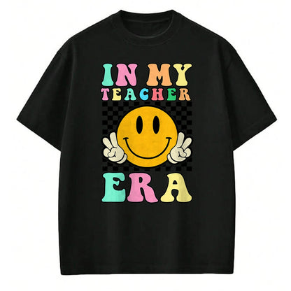 Best Student Shirt, Funny Back To School UnisexT-Shirt/Hoodie/Sweatshirt HLT00 - in My Teacher Era Retro Back to School Teacher Student T-Shirt