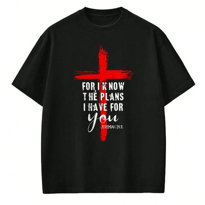 Christian Tee, Christian Faith Unisex T-Shirt/Hoodie/Sweatshirt HLT00 - Christian Quote Faith Jeremiah 29.11 T-Shirt