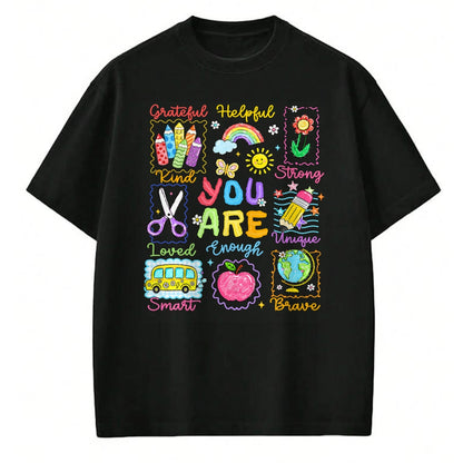 Best Student Shirt, Funny Back To School UnisexT-Shirt/Hoodie/Sweatshirt HLT00 - Back to School You are Smart Kind Enough Teacher Kid T-Shirt