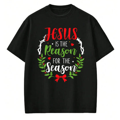 Christian Tee, Christian Faith Unisex T-Shirt/Hoodie/Sweatshirt HLT00 - Jesus is the reason for the season christian christmas T-Shirt